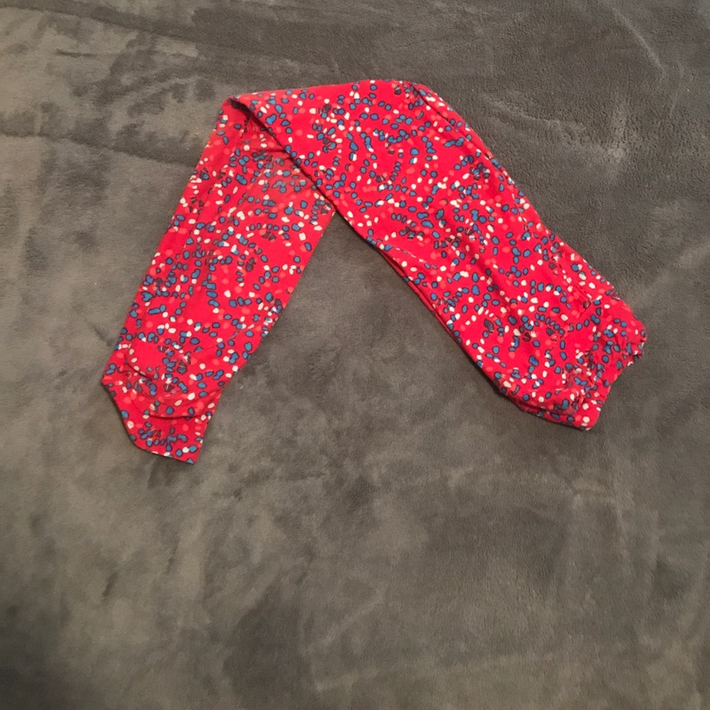 Lularoe kids leggings  L/XL - rare 4th of July