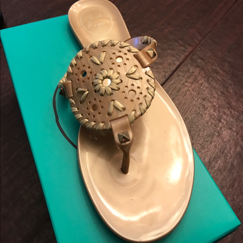 EUC, worn once, jack Rogers jelly sandals