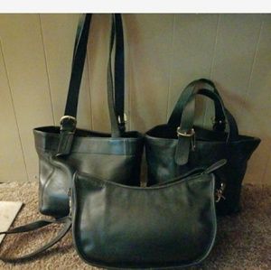 3 authentic vintage coach bags
