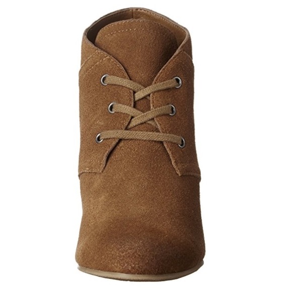 dolce vita // tan suede wedge booties - Picture 2 of 5