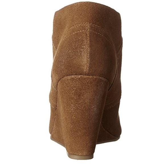 dolce vita // tan suede wedge booties - Picture 3 of 5