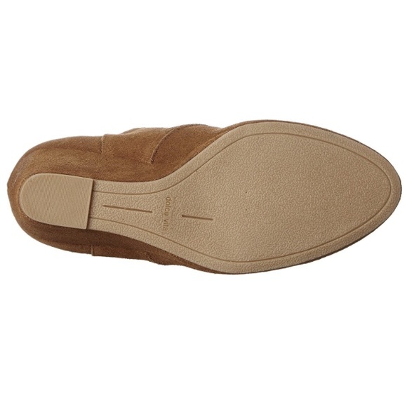 dolce vita // tan suede wedge booties - Picture 4 of 5