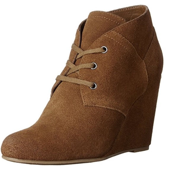 dolce vita // tan suede wedge booties - Picture 5 of 5