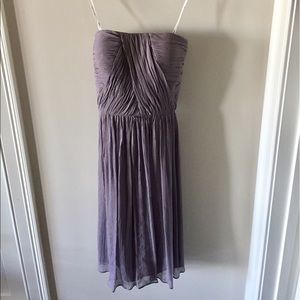 Donna Morgan Strapless Chiffon dress