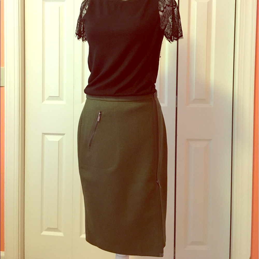 Never Worn Wool, J. Crew Pencil Skirt