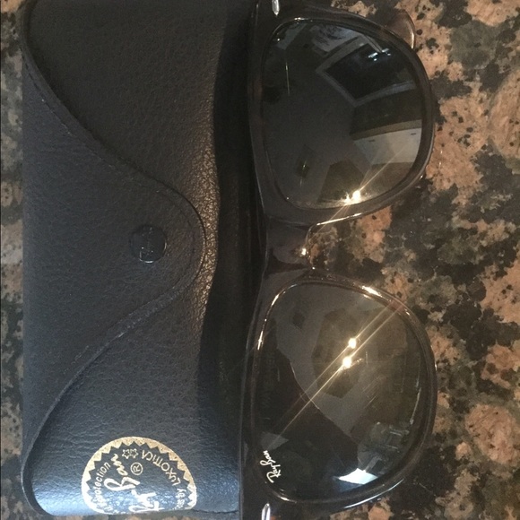 Ray-Ban Sunglasses Turquoise Brown - Wayfarer main image 4