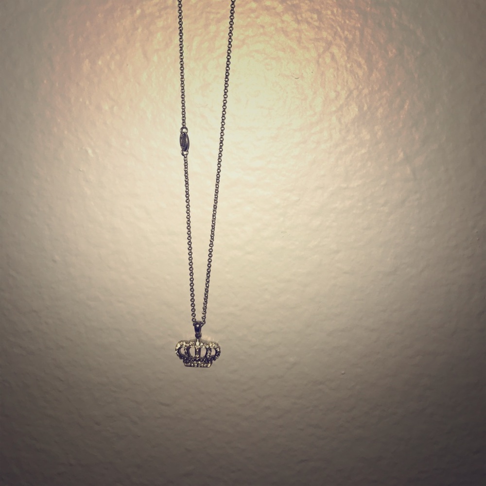 Juicy Couture Crown Pendant Necklace