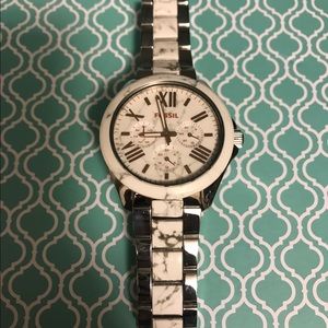 White marble, Fossil Watch!