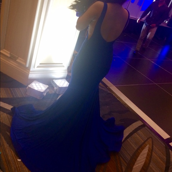 Royal Blue Jovani Prom Dress - Picture 5 of 8