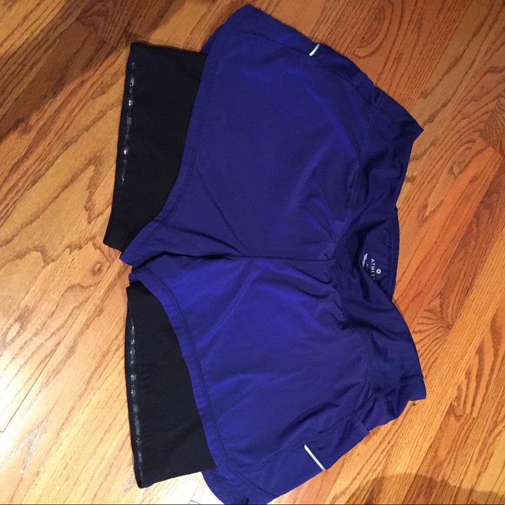 Athleta 2 in 1 Running Athletic Shorts