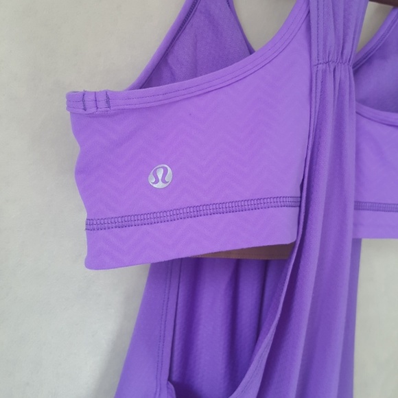 Like new Lululemon No Limits tank built in bra - Picture 3 of 5