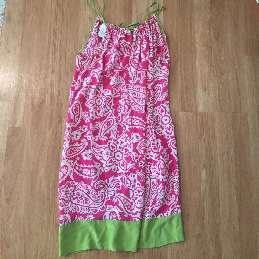 Silk Donna Morgan patterned dress