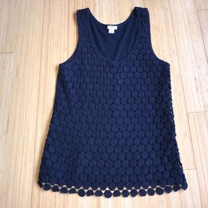 J. Crew navy tank