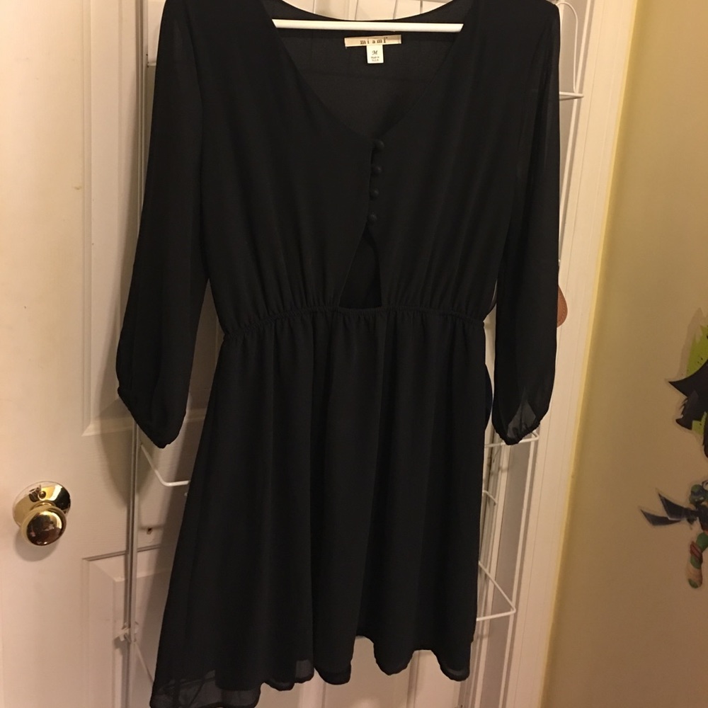 Black francescas's collection dress.