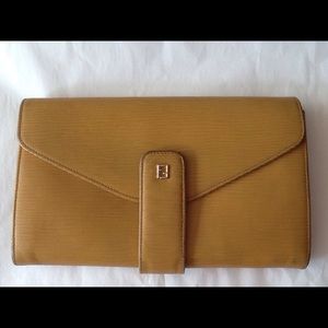 Sold FENDI Wallet Rare Epi Leather Vintage Yellow