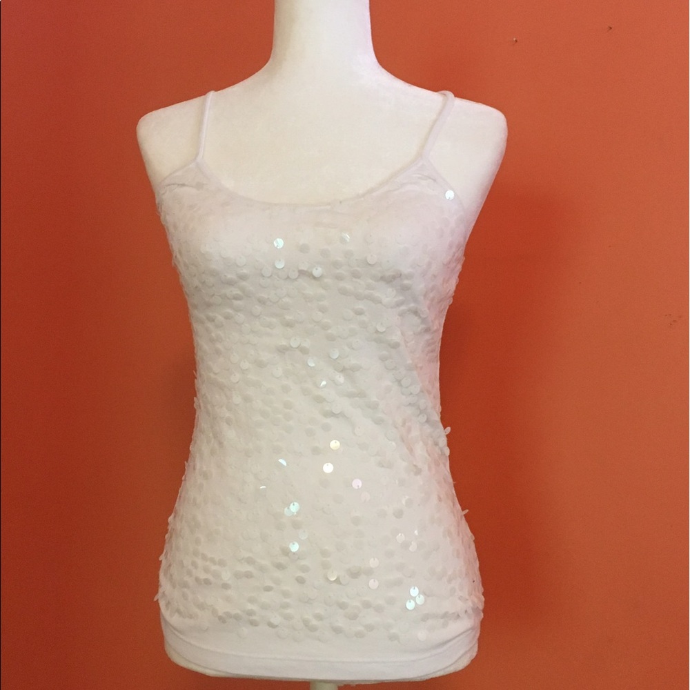 Sequin Front Tank