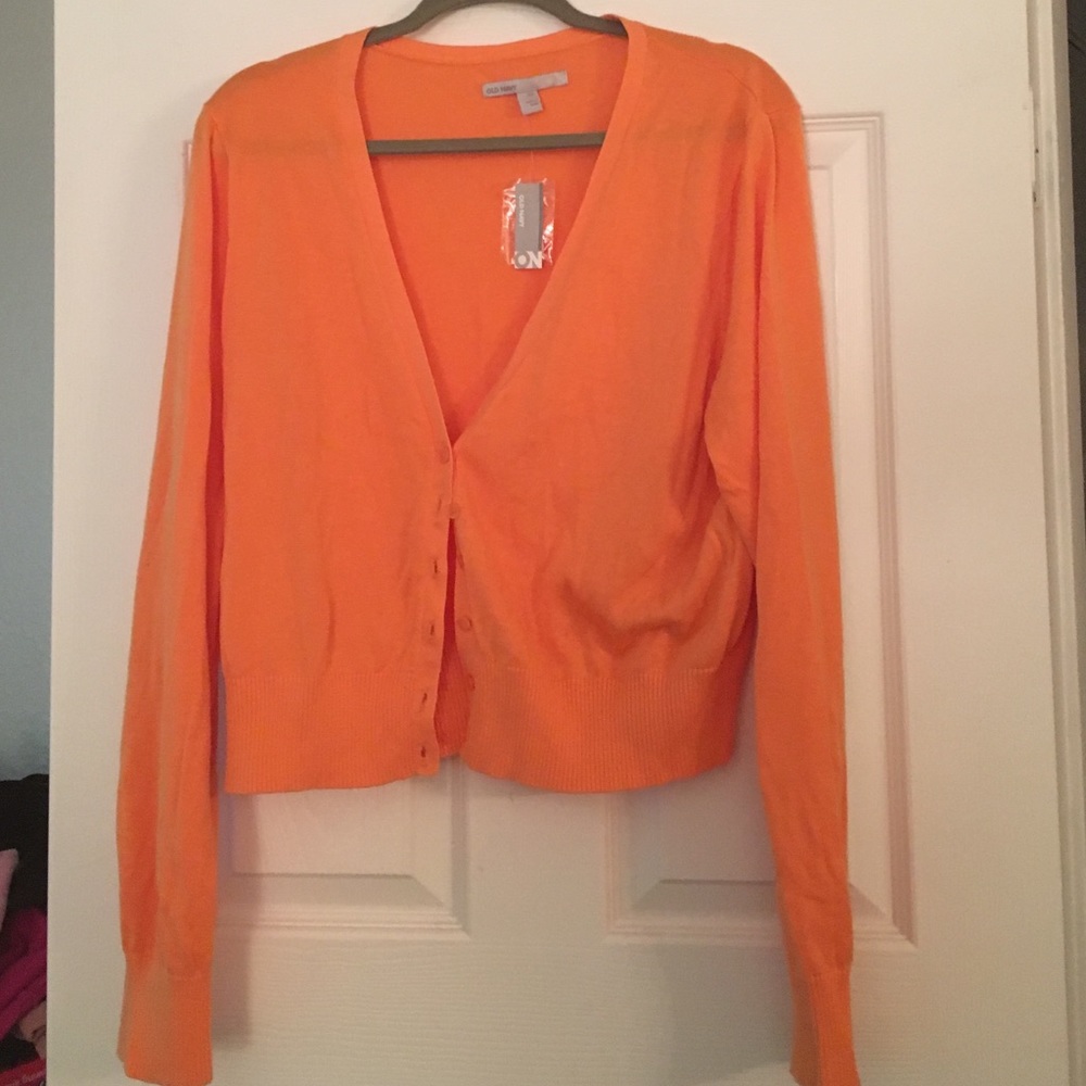Old navy cropped cardigan