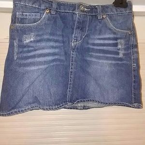 Kids jean skorts...size 10 Reg