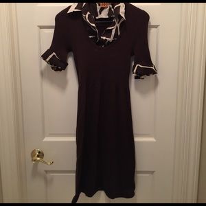 Tory Burch Collared Sweater Dress