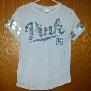 VS Pink sequin top