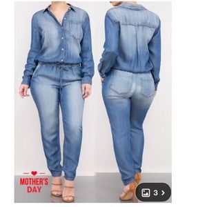 Cute Denim Jumpsuit!
