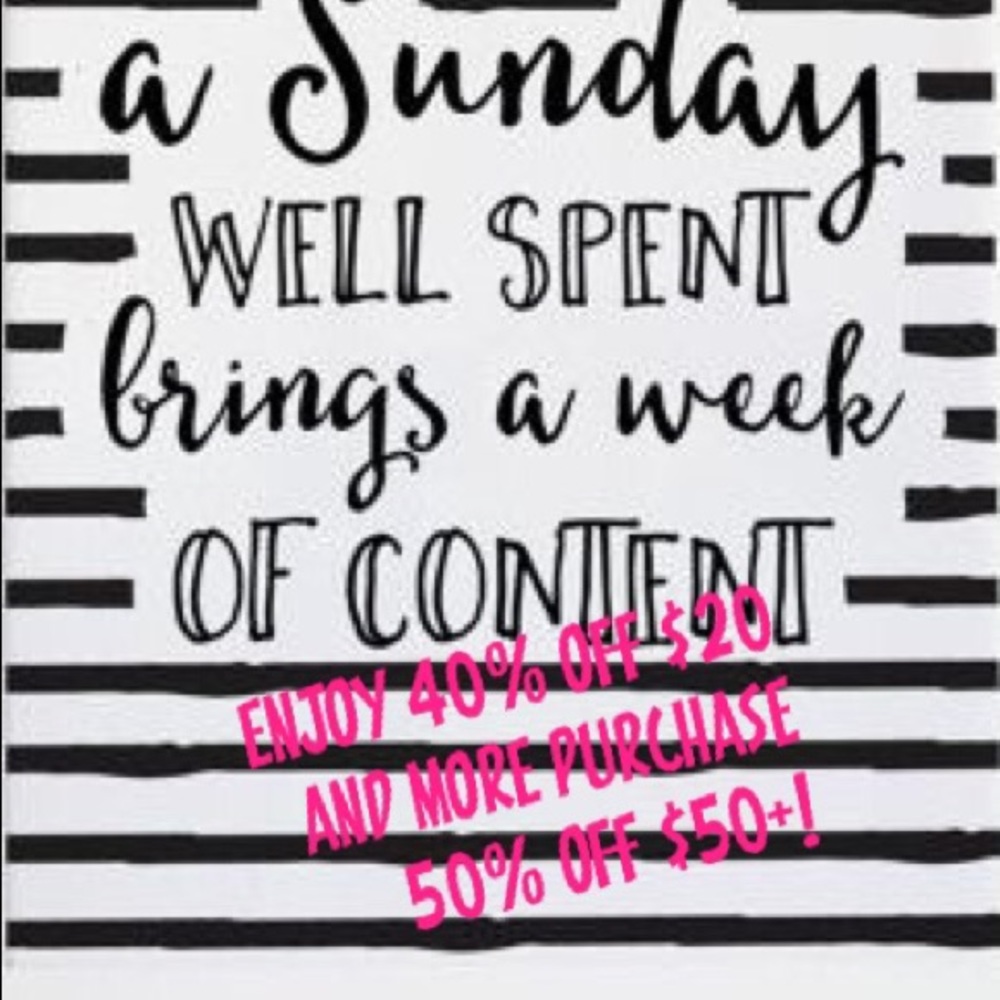 ‼️❤️Sunday Sale‼️