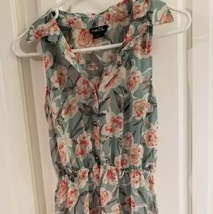 Rue 21 Floral Print Dress S