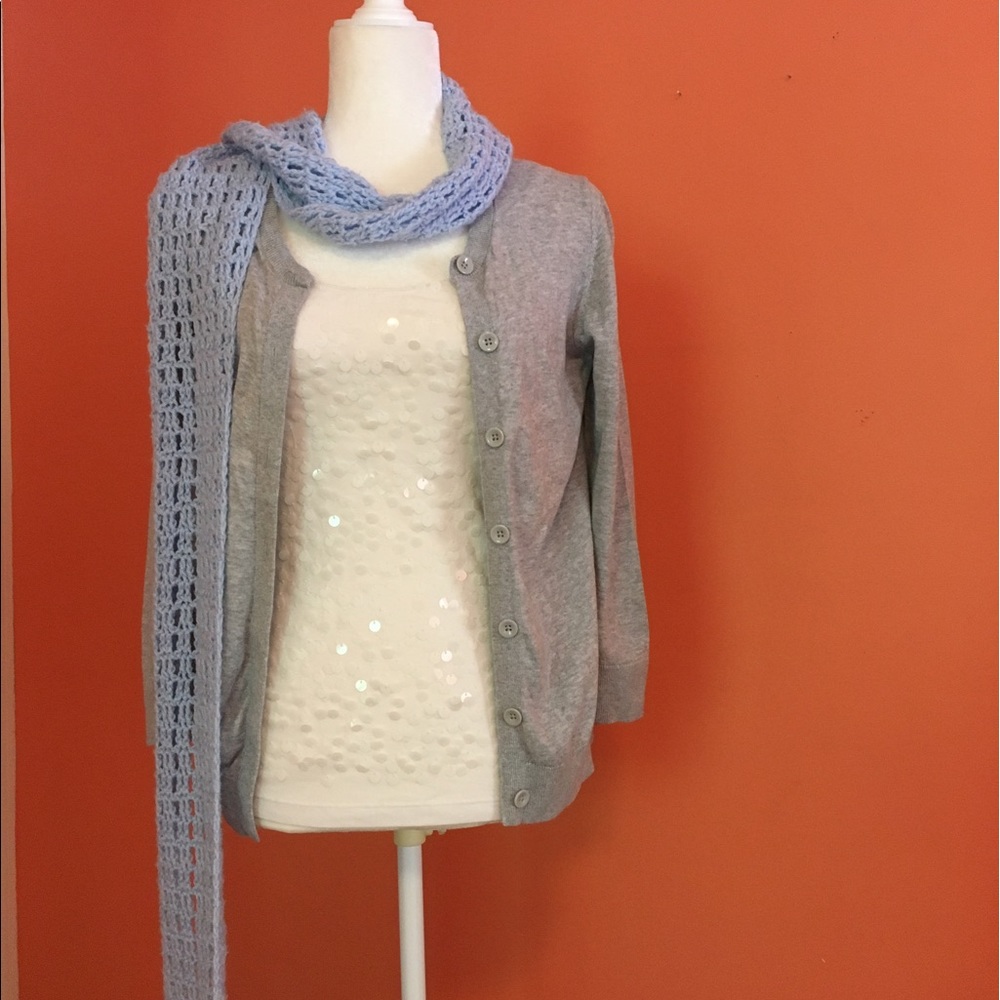 Gray, Cozy Cardigan