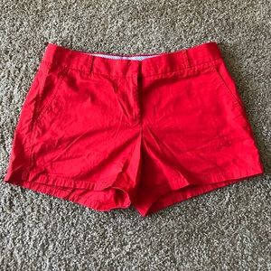 Red Chino Shorts