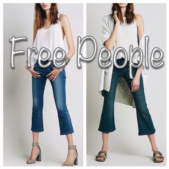 Free People Denim - Free People kick crop jeans size 29