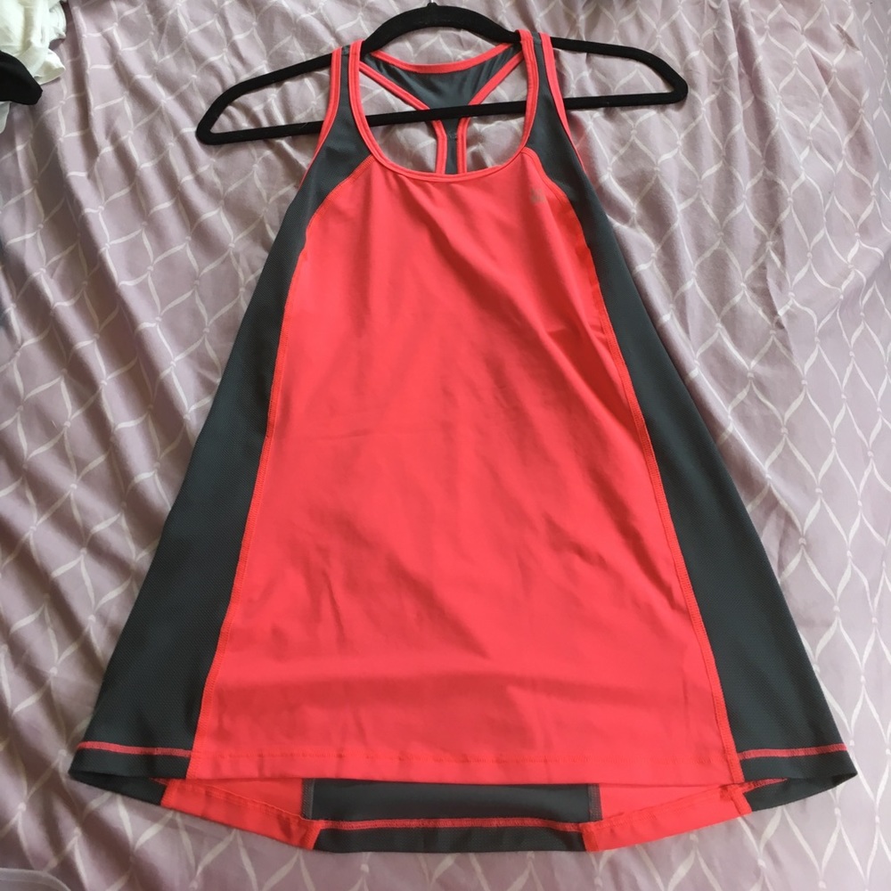 VSX SPORT RACERBACK PINK AND GREY TOP SZ S