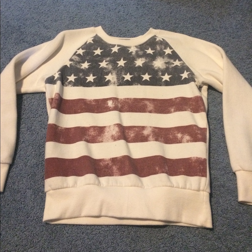 American Flag sweatshirt