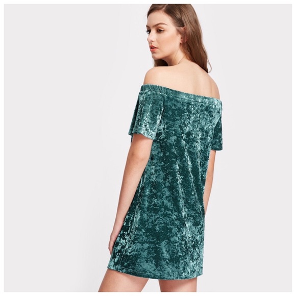 Crushed Velvet  Dress - Picture 2 of 4