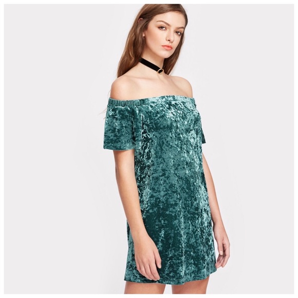 Crushed Velvet  Dress - Picture 4 of 4