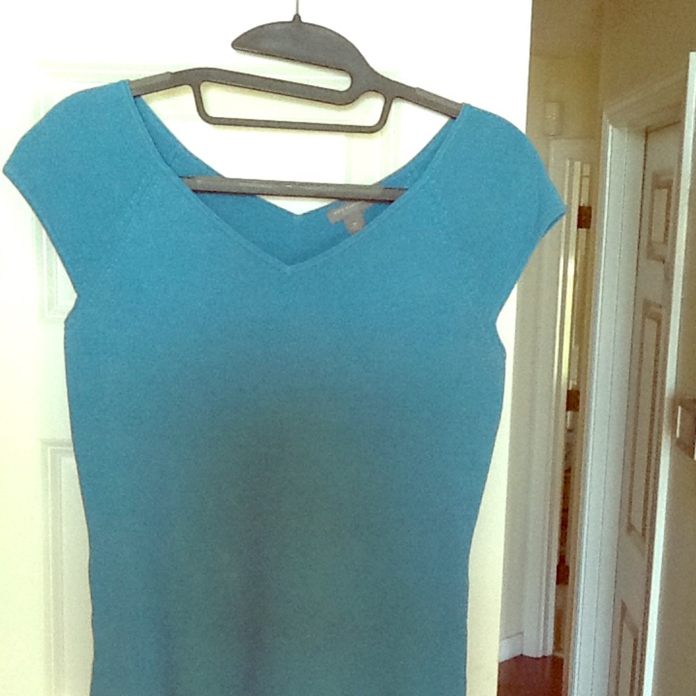 Ann Taylor Petite Cap-Sleeve Top