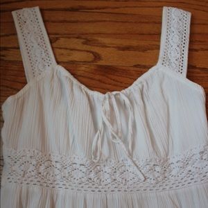 White LOFT Beach Dress