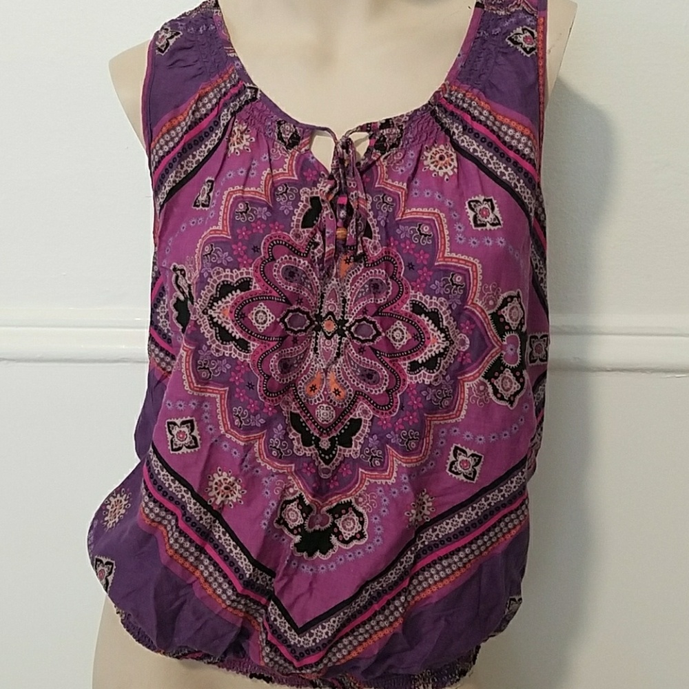 Sonoma Purple print top