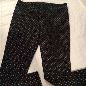 Banana Republic polka dot Sloan pants