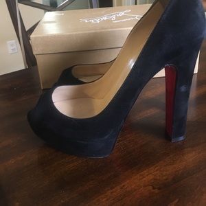 Bambou 140 Suede Christian Louboutin Pump