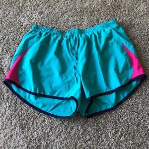 Teal Nike Running Shorts