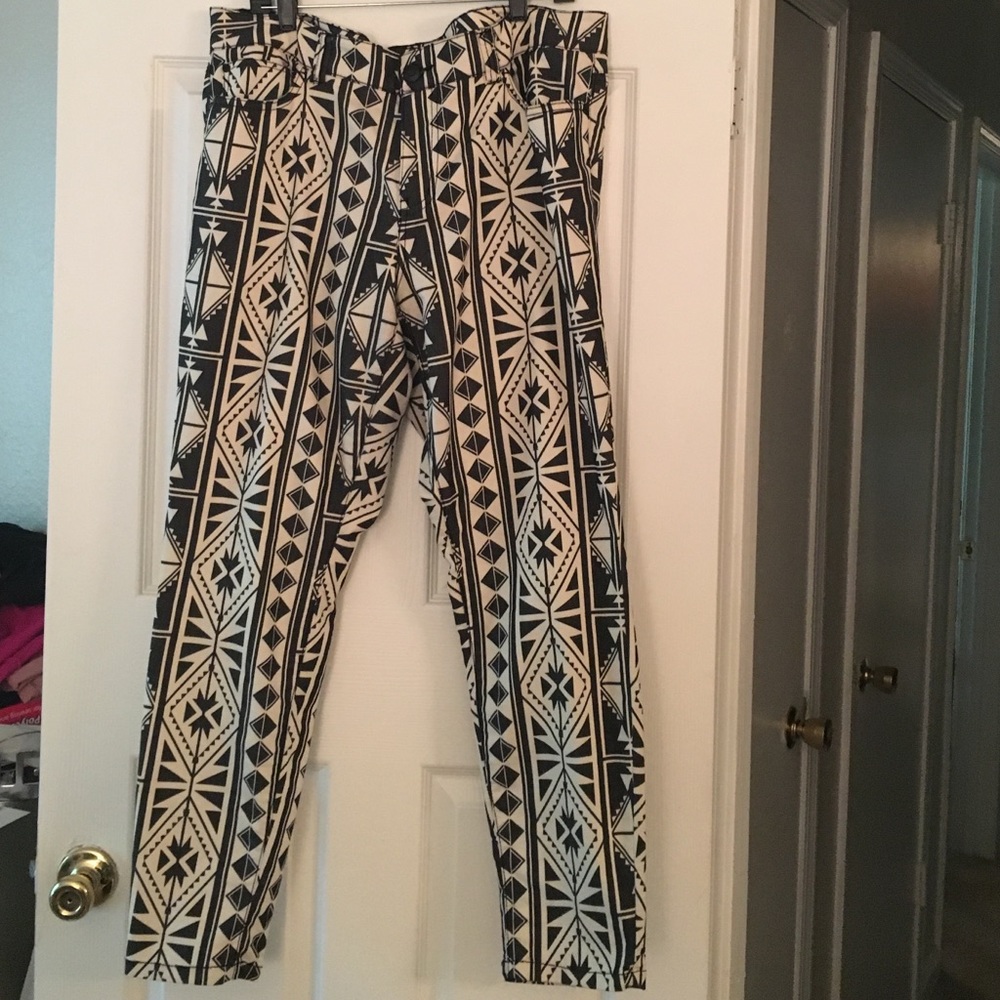 Forever 21 Aztec print jeans