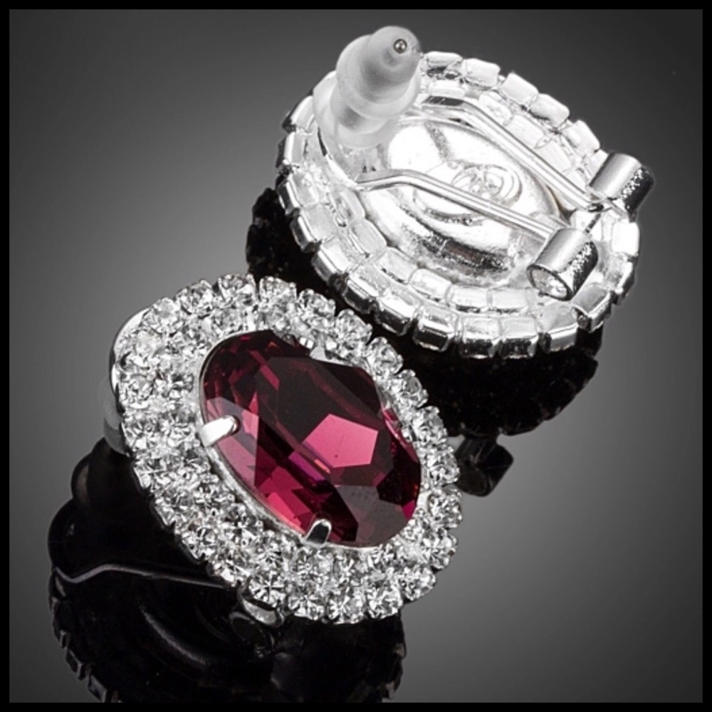 Swarovski Crystal Elegant Statement Earrings - image 3