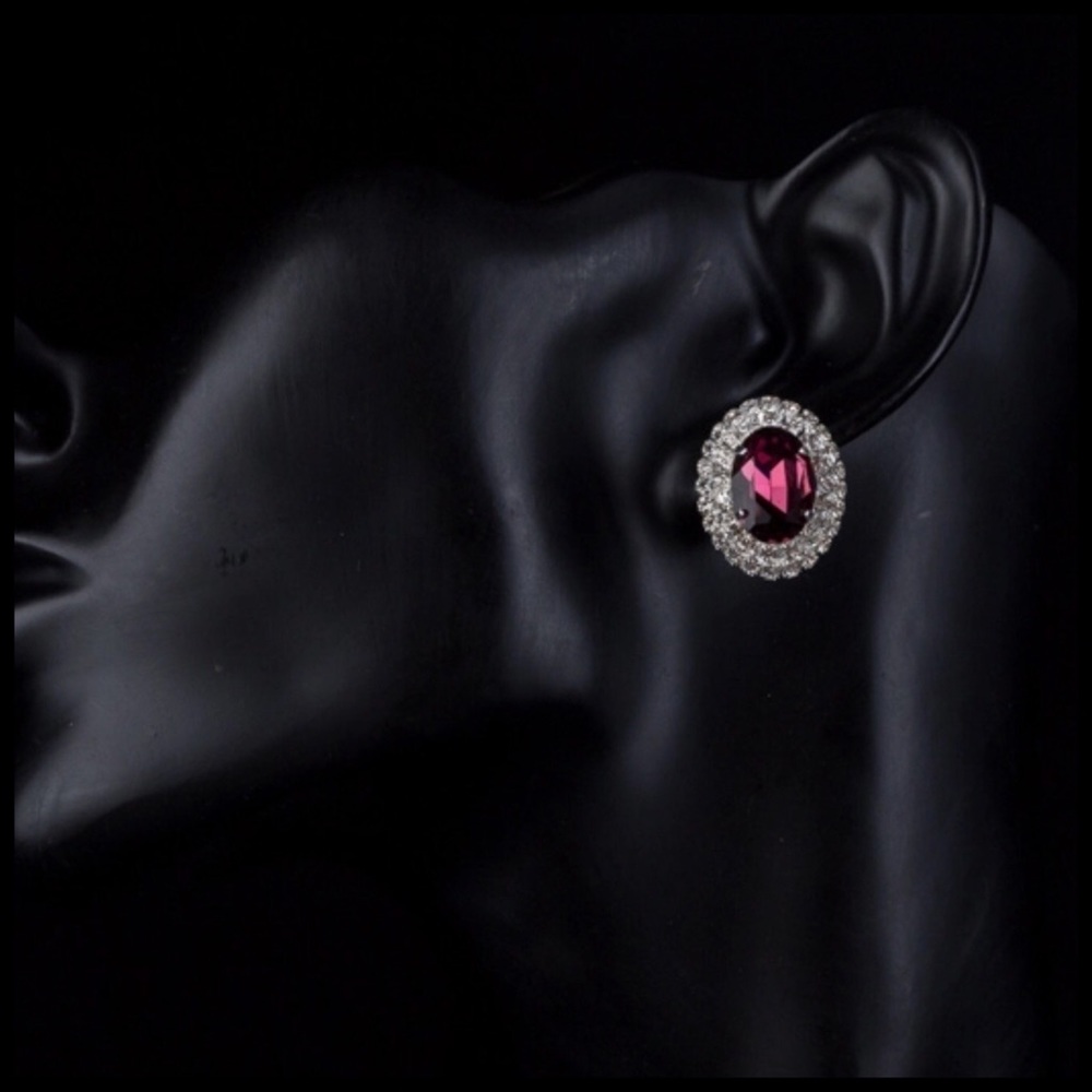 Swarovski Crystal Elegant Statement Earrings - image 4