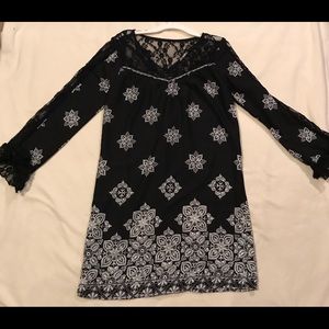 Venus black knee length size small dress