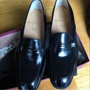 New Bruno Magli black loafers