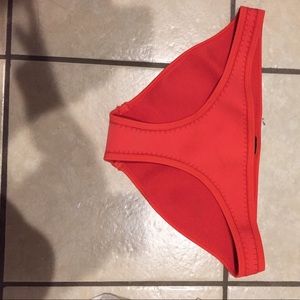 Medium red Gigi Triangl swim bottoms