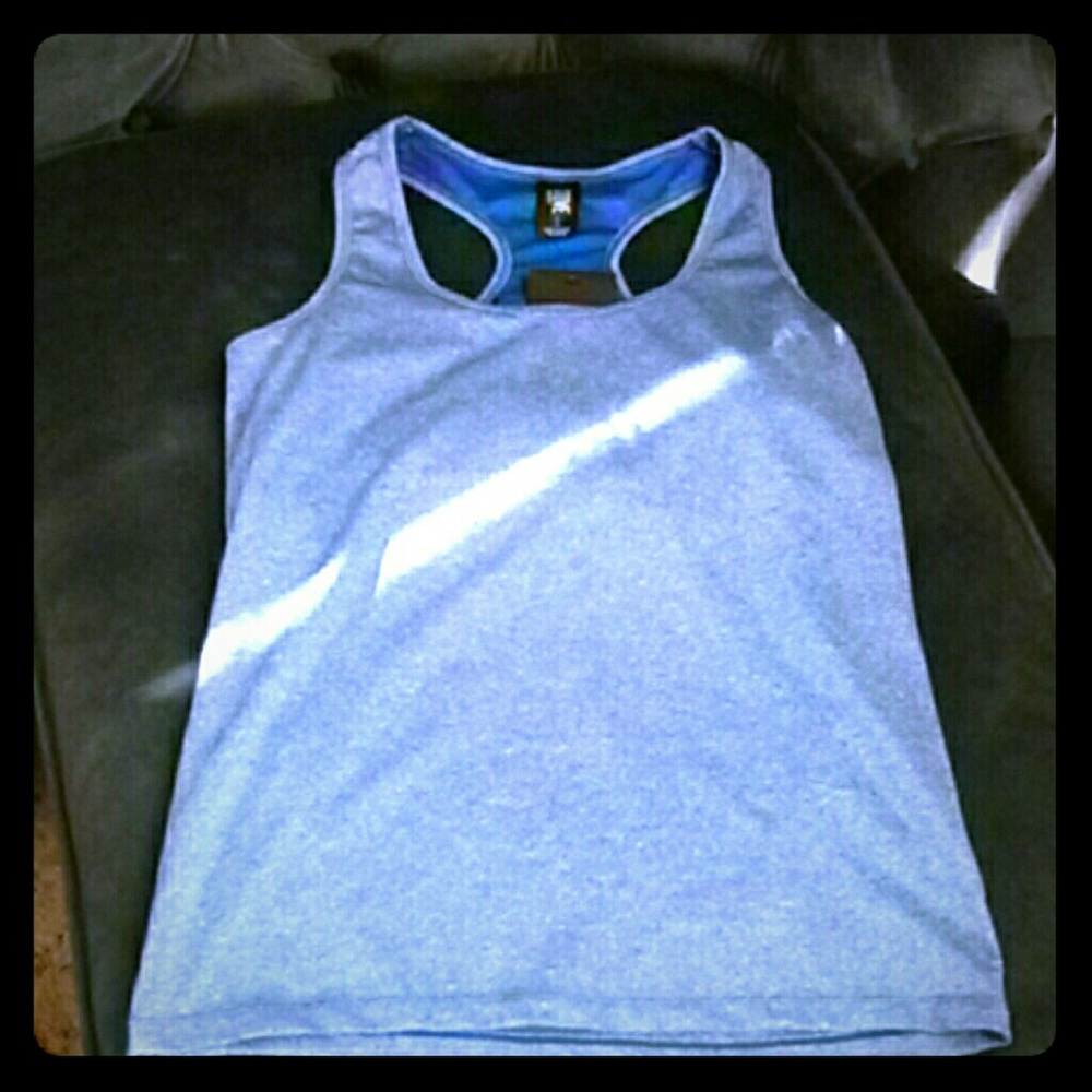 NWT L Blue athletic tank