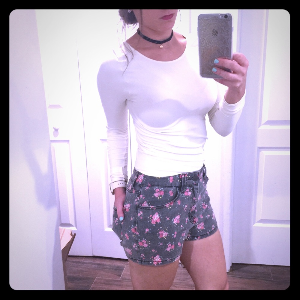 Urban Outfitters BDG Floral Jean Shorts