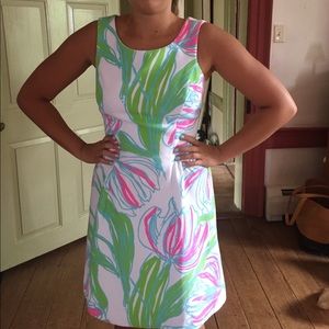 Lilly Pulitzer White Floral Dress