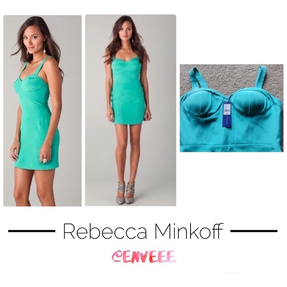Rebecca Minkoff Dresses & Skirts - Rebecca Minkoff teal bodycon dress
